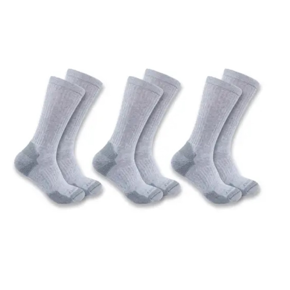 Carhartt brand page Men's 3-Pack Midweight Cotton Blend Crew Socks